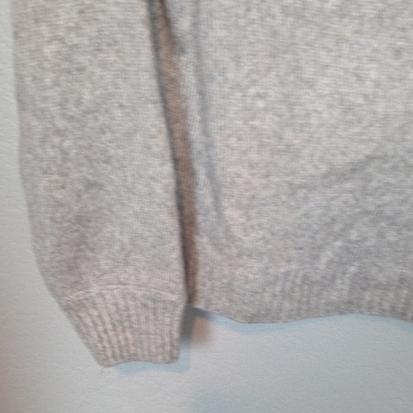Abercrombie & Fitch Tan Cowl Neck Sweater Lg - Picture 3 of 8